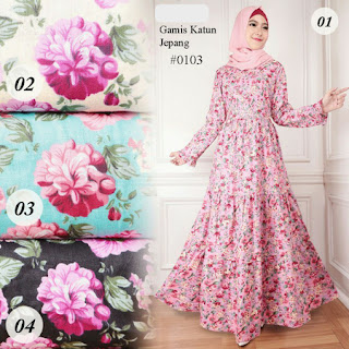 baju lebaran gamis keluarga