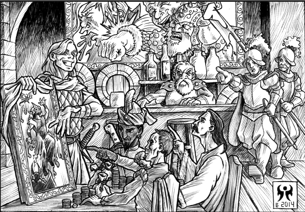 Tenkars Tavern Tavern Art From The Soon To Be Released Guidebook To