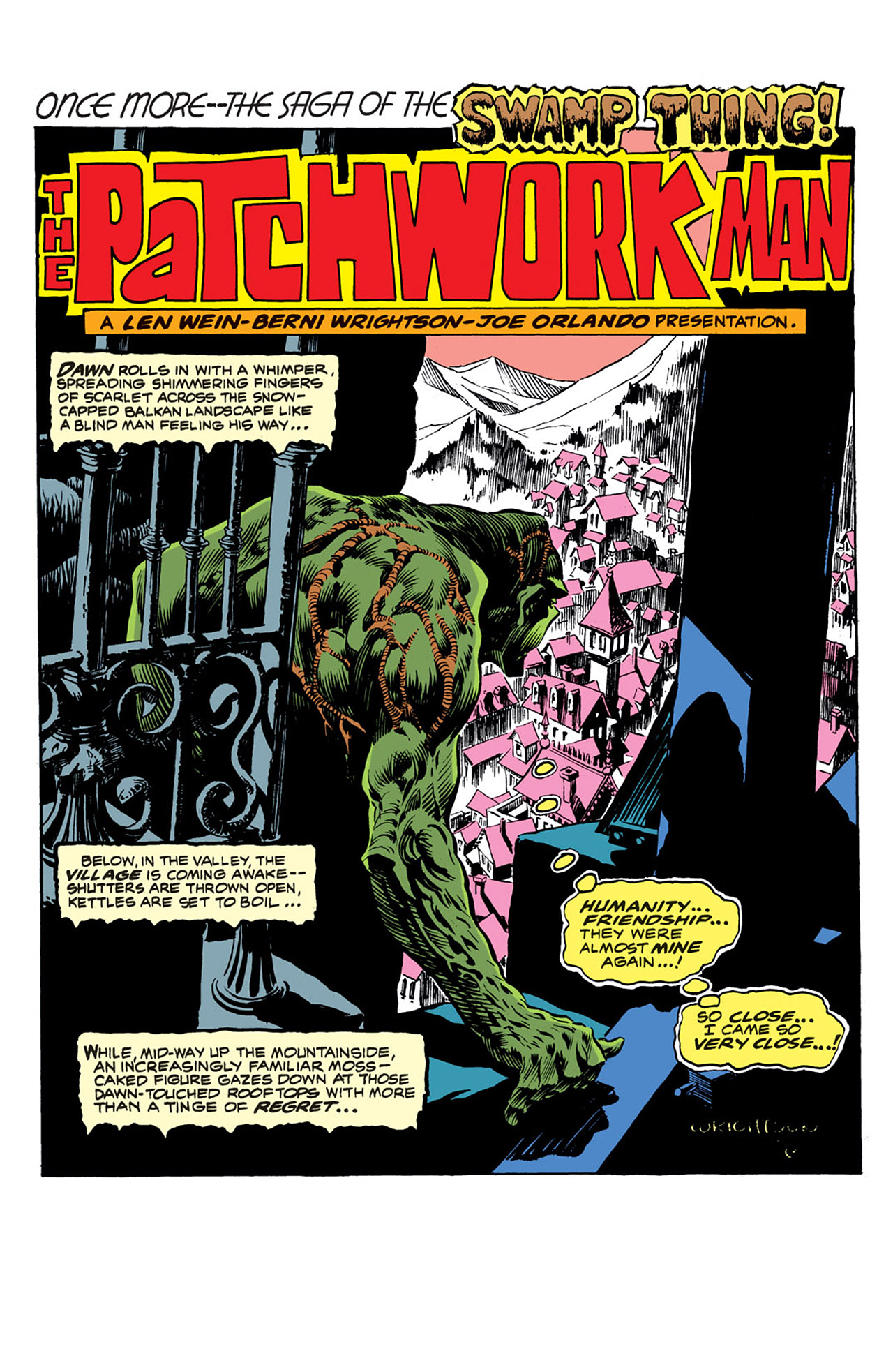 Read online Swamp Thing (1972) comic -  Issue #3 - 2