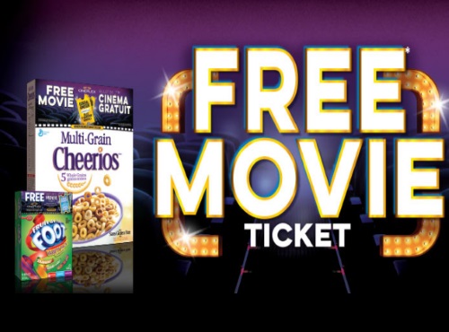 General Mills Cineplex Free Movie Ticket Offer General Mills Cineplex Free Movie Ticket Offer