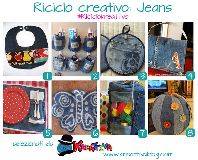 riciclo creativo dei jeans