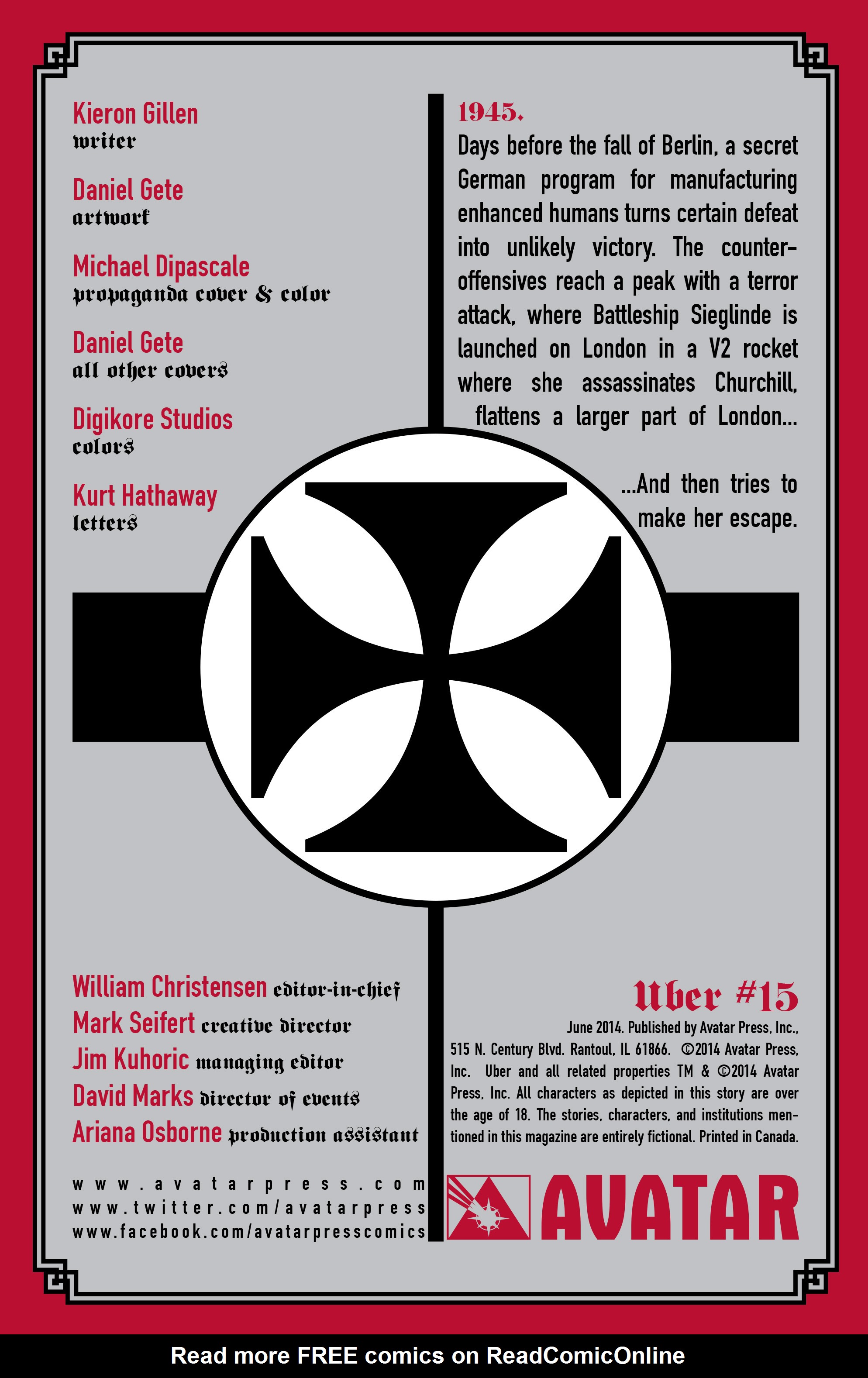 Read online Uber comic -  Issue #15 - 6