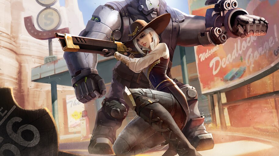 Ashe, Overwatch, 4K, #7.1448 Wallpaper PC Desktop