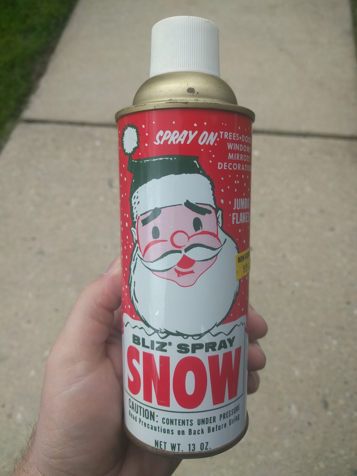 Vintage Bliz Spray Snow In The Can