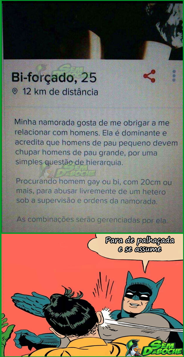 DA SÉRIE: O QUE VOCÊ SÓ VÊ NO TINDER #02 DA SÉRIE: O QUE VOCÊ SÓ VÊ NO TINDER #02