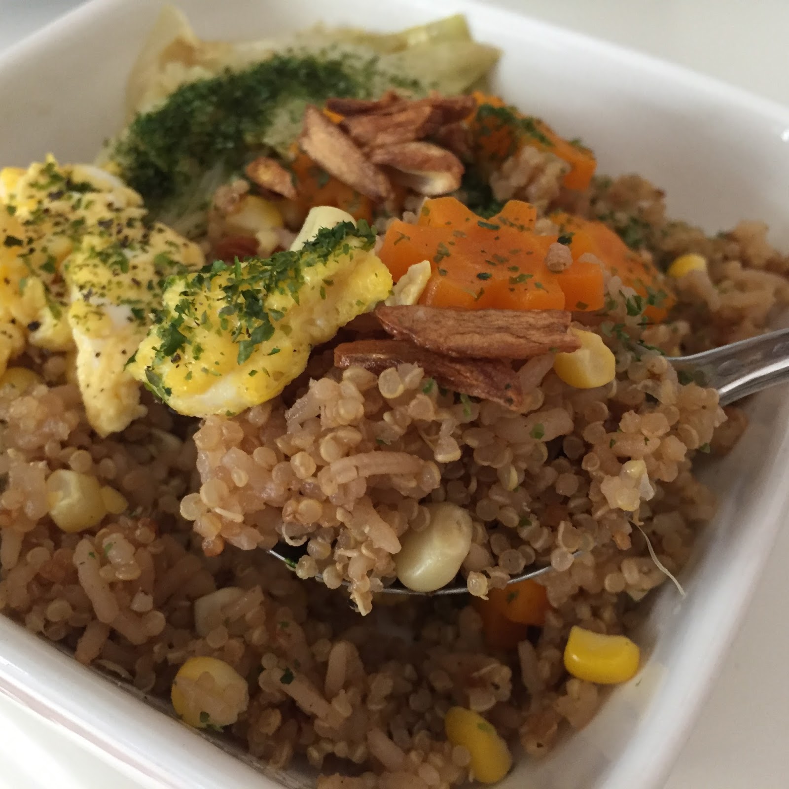 My Mind Patch Rice Cooker Garlic Pepper Quinoa Rice