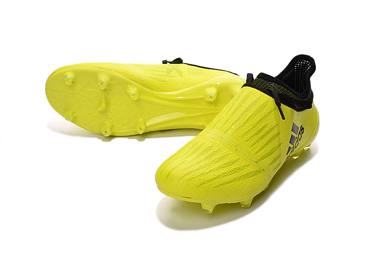 Yupoo Sports Shoes Wholesale: Adaidas X 16+ Purechaos FGAG Soccer Shoes YellowBlack