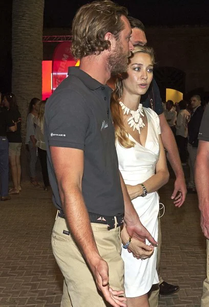 Pierre Casiraghi and wife Beatrice Borromeo attend the 35th Copa del Rey Mapfre Sailing Cup