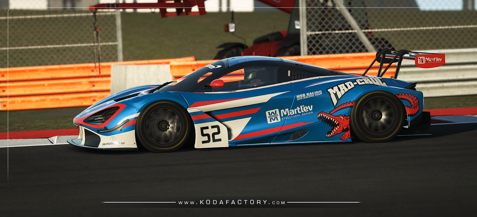 Koda Factory Msb Racing Mclaren 720s Gt3 Rfactor 2