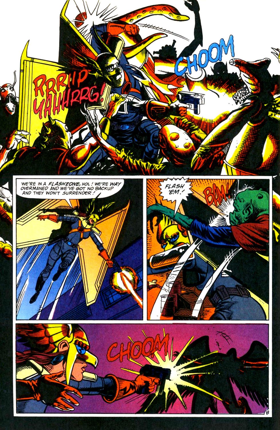 Read online Hawkworld (1990) comic -  Issue #7 - 9