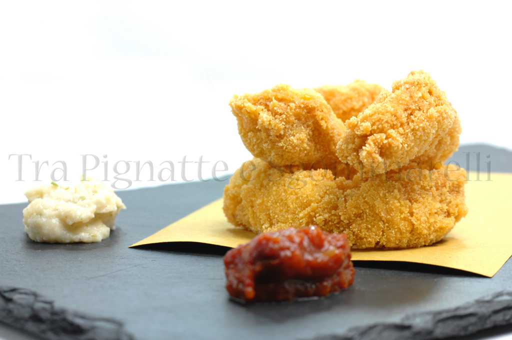 Tra Pignatte e Sgommarelli Trippa fritta in panatura di mais, con