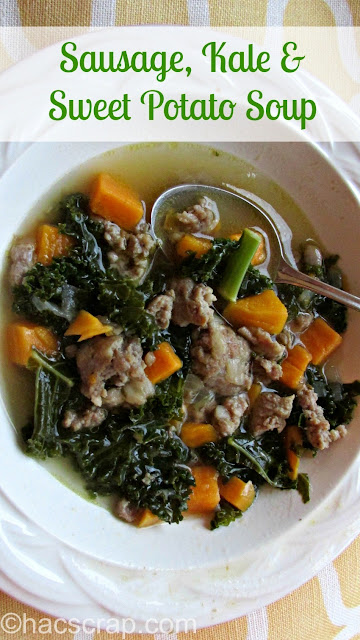 Easy Recipe for Sausage Kale and Sweet Potato Soup