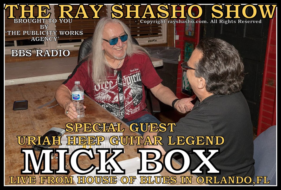The Classic Rock Music Reporter Mick Box Of Uriah Heep From House Of Blues In Orlando
