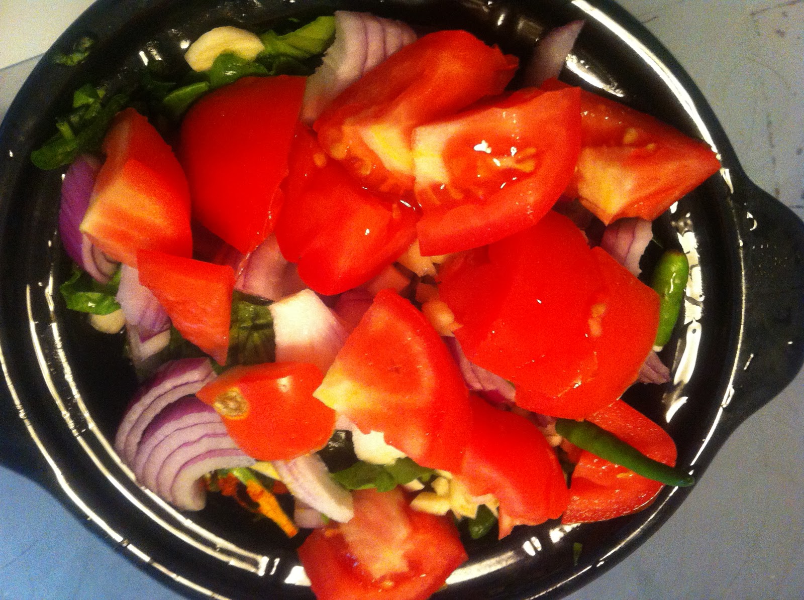 Green Chilli My experiments with Slow cooker series Palak Dal (Palakura Pappu , Lentils with