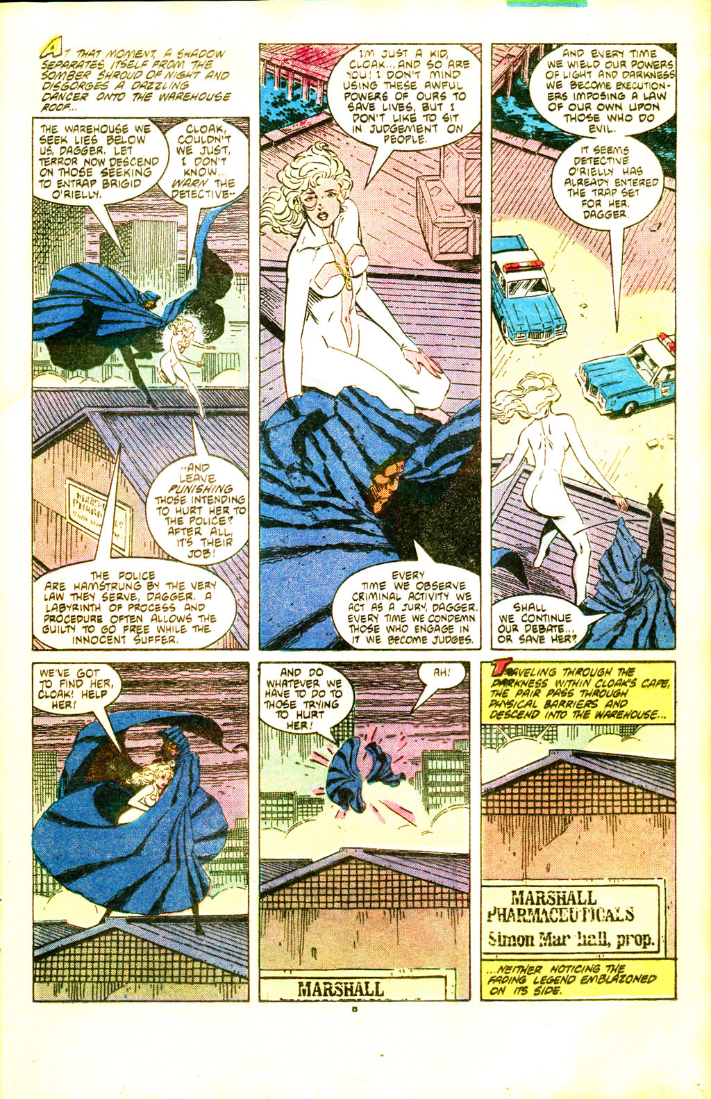 Read online Cloak and Dagger (1985) comic -  Issue #5 - 9