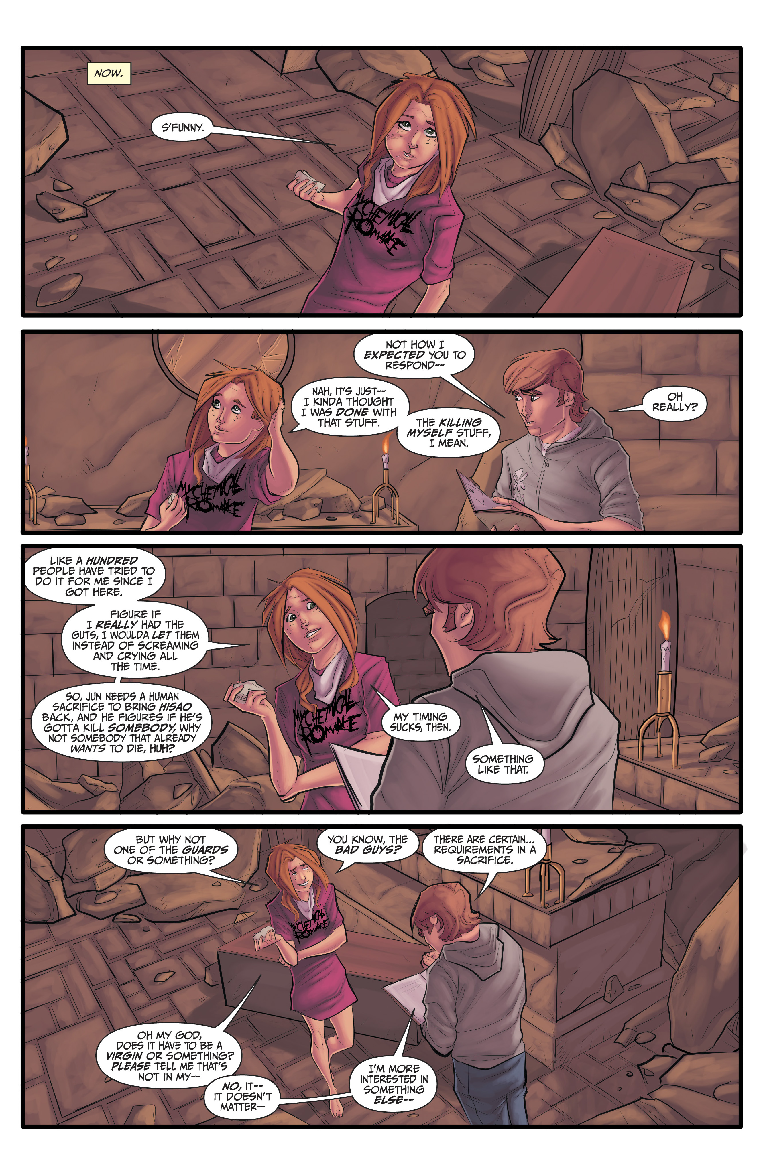 Read online Morning Glories comic -  Issue #45 - 15