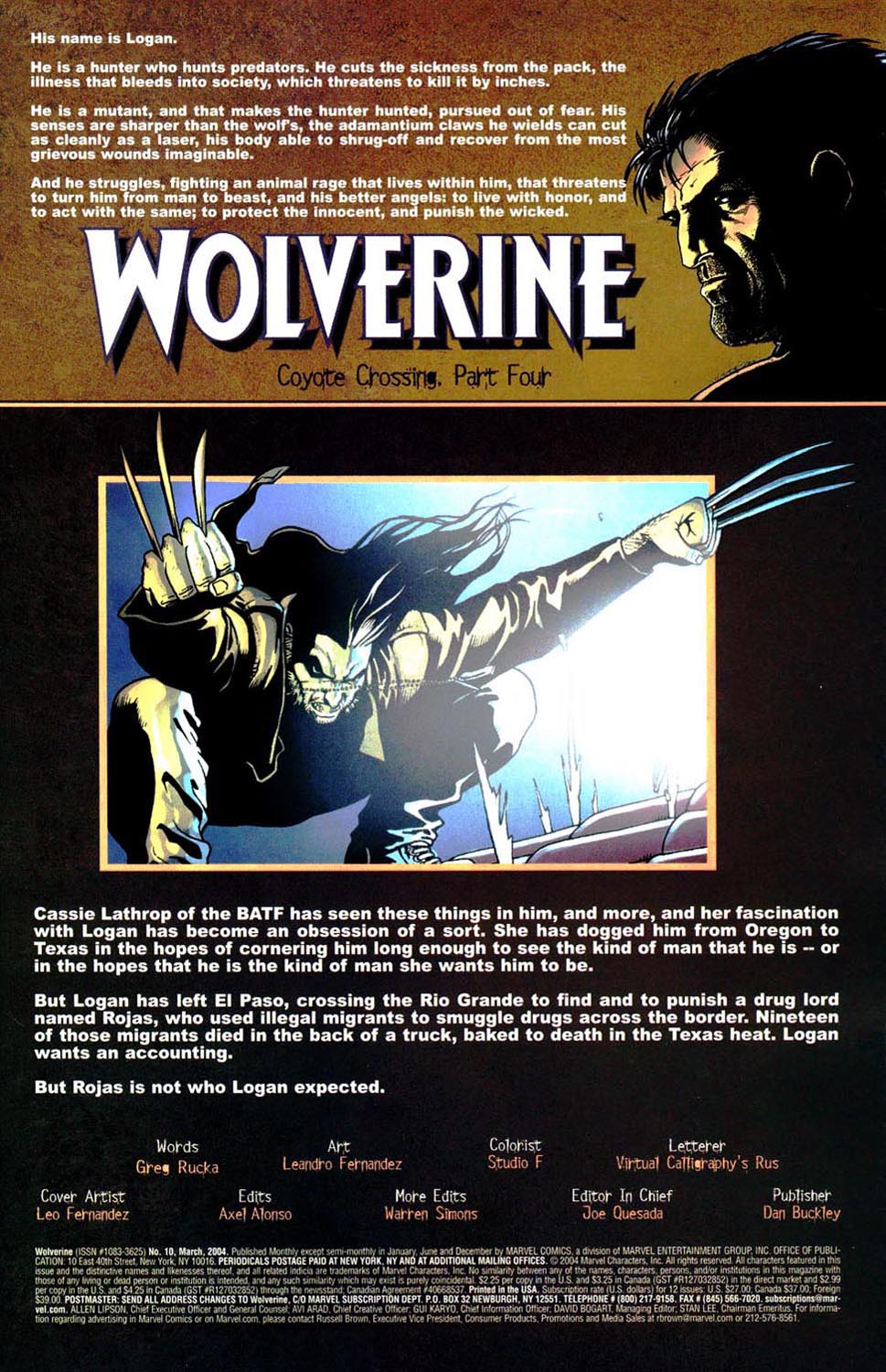 Wolverine (2003) issue 10 - Page 2