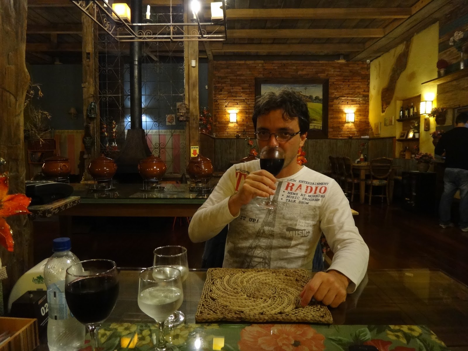 Chris e Fê vão papar La Fondue Müller (Urubici SC) 02/03/2016