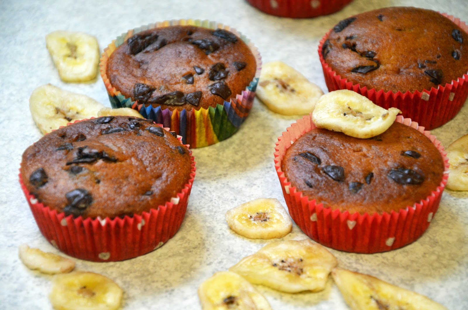 fascination food: Easy Peasy Bananen-Cupcakes