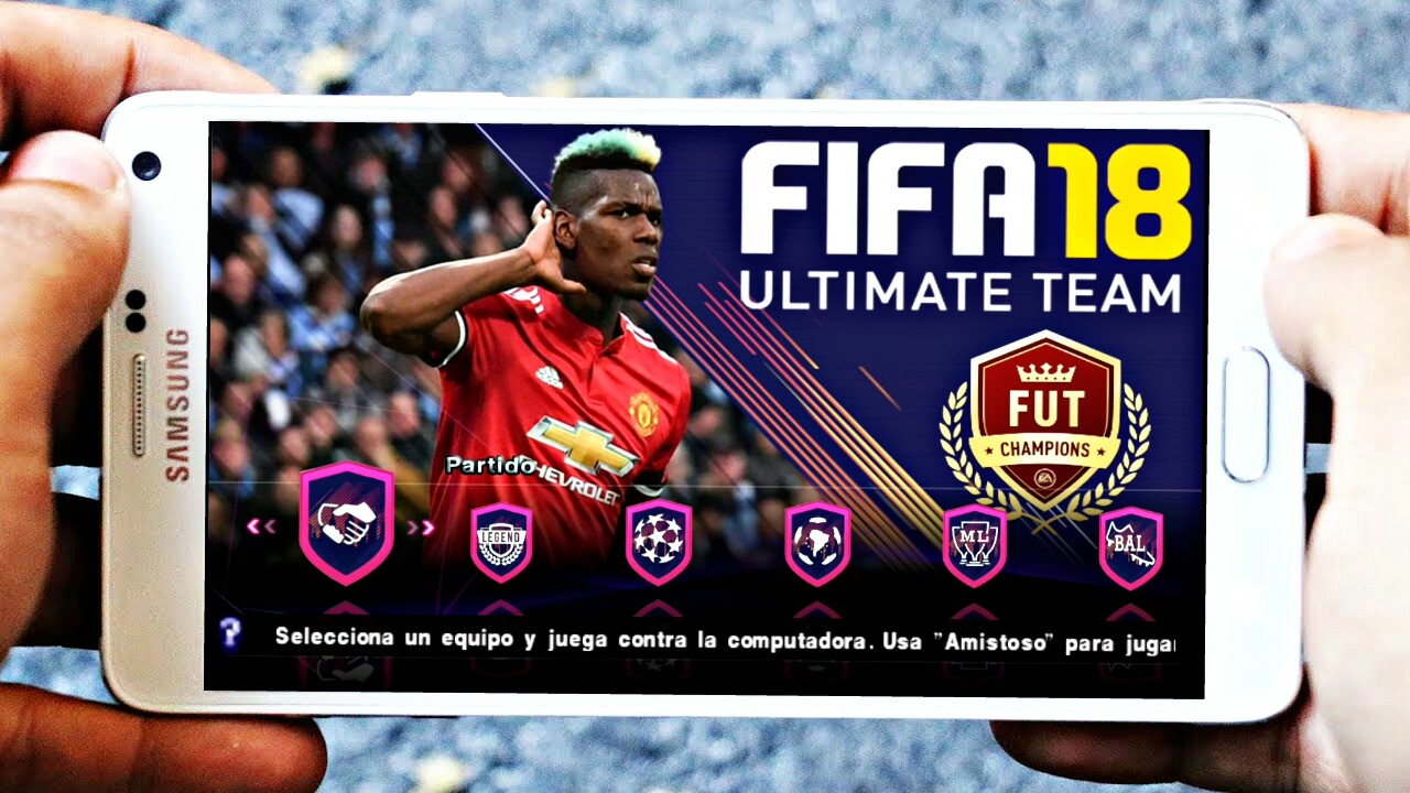 FIFA 16 MOD FIFA 18 MOBILE [ PS5 ] ANDROID OFFLINE BEST GRAPHICS PS5 NEW  UPDATE FACES & Kits 
