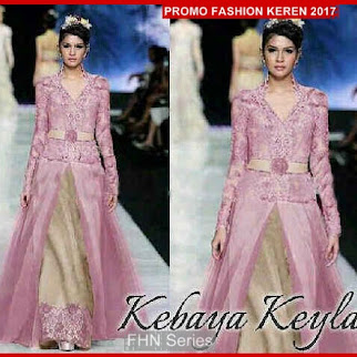 FNH095 Kebaya Modis KEYLA Dress Dusty Sl Velvet BMG