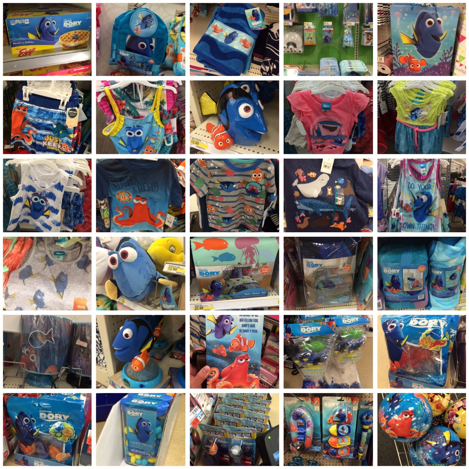 target finding dory toys