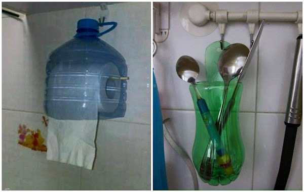 DIY Porta Papel Higienico Reciclando un Galón de Cloro - Excelente Idea  Reciclando un Galó…