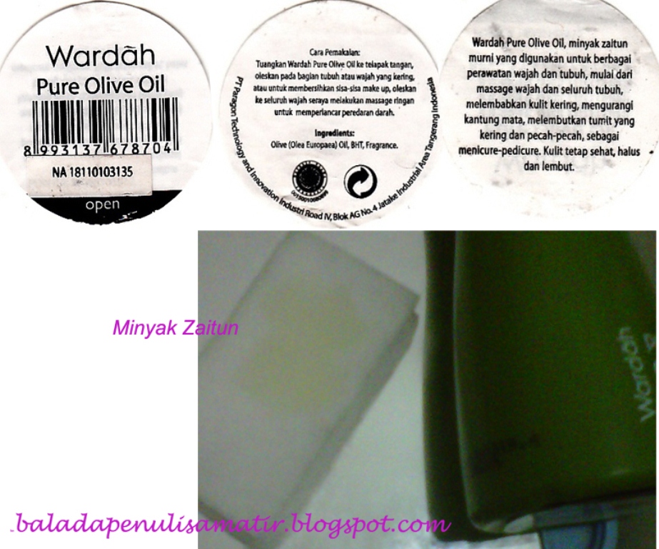 Beauty Talks Wardah Pure Olive Oil Review