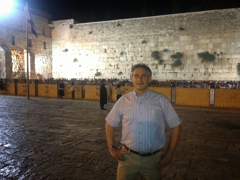Penticon Founder and Luach Developer Howie Hirsch in Jerusalem
