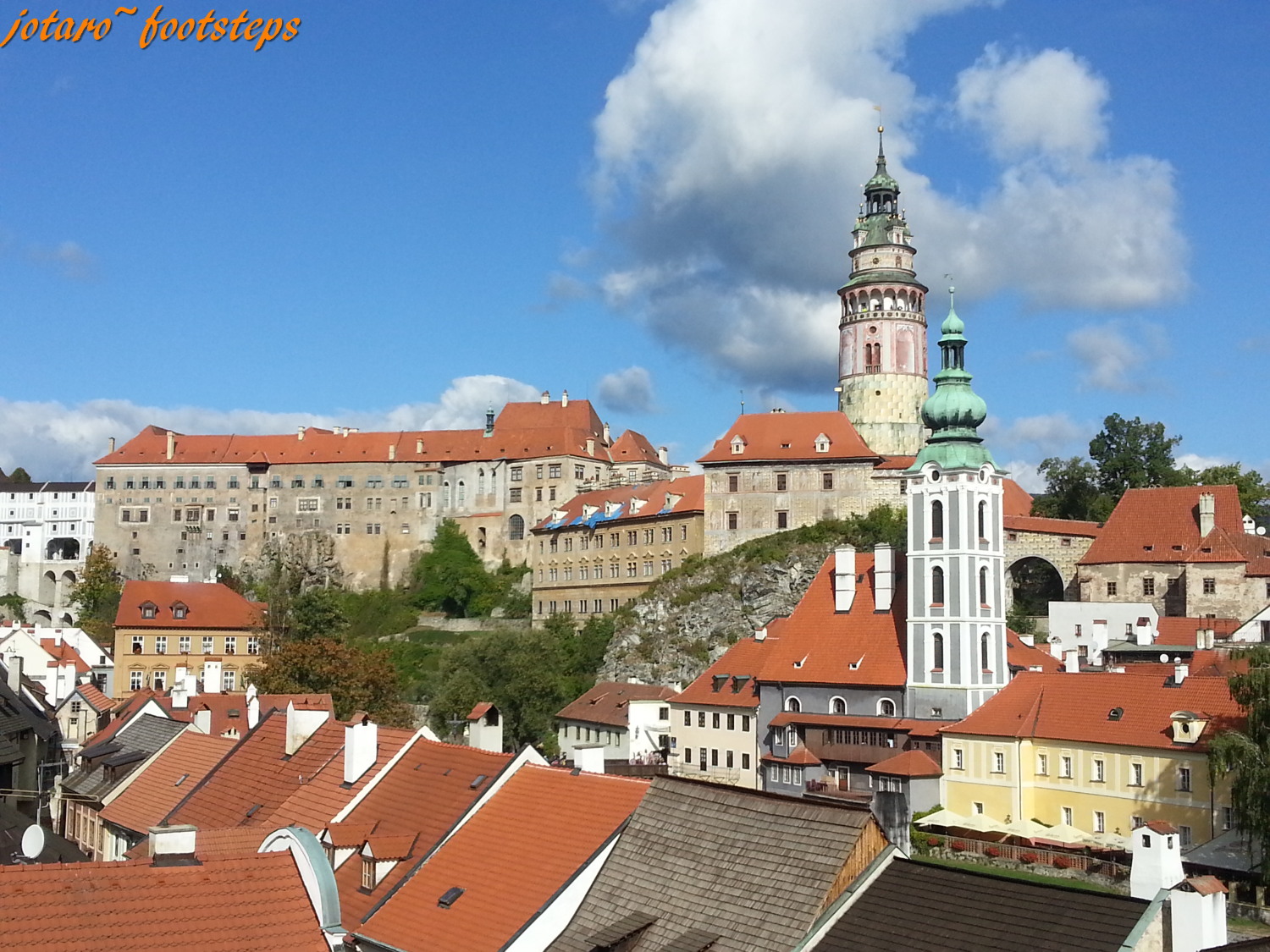 Footsteps Jotaro's Travels Sites Cesky Krumlov
