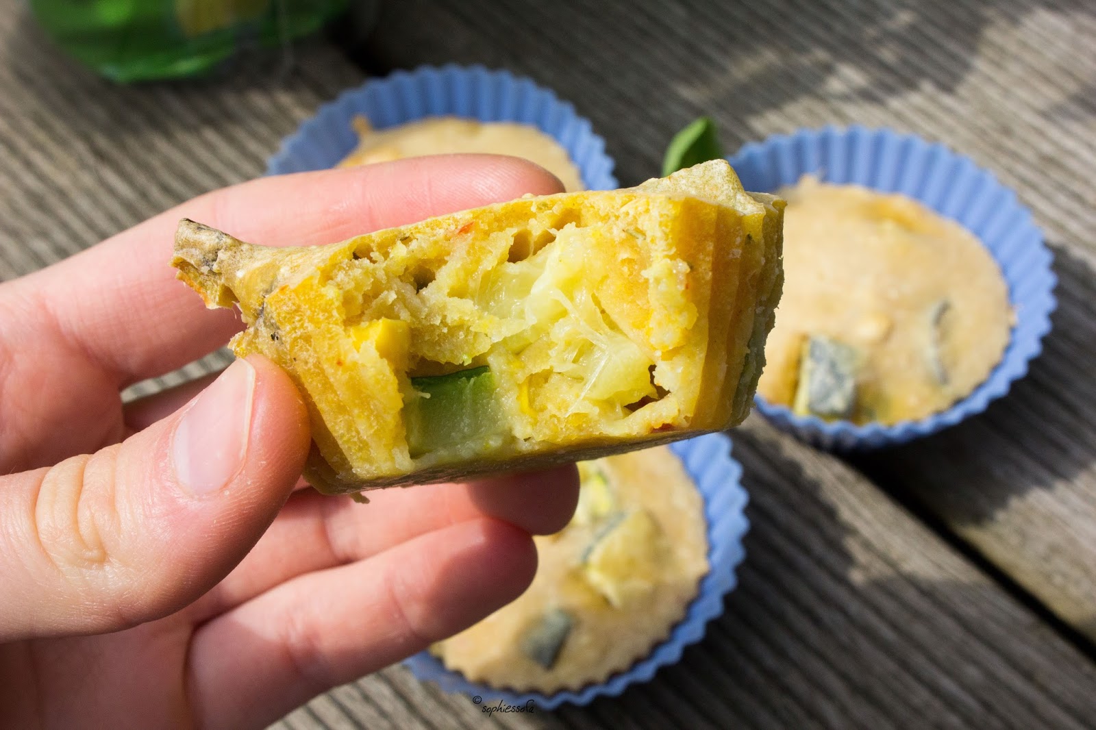 Lecker to go: Zucchini-Mais-Muffins Lecker to go: Zucchini-Mais-Muffins