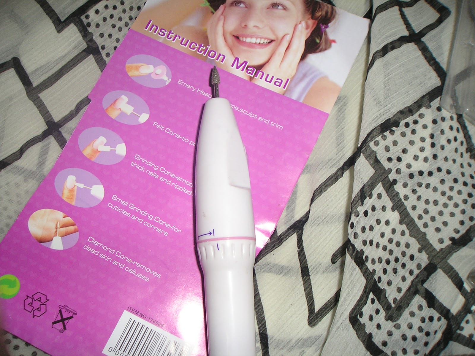 Beauty Drugs Portable Electric Nail Drill Buffer File Nail Art