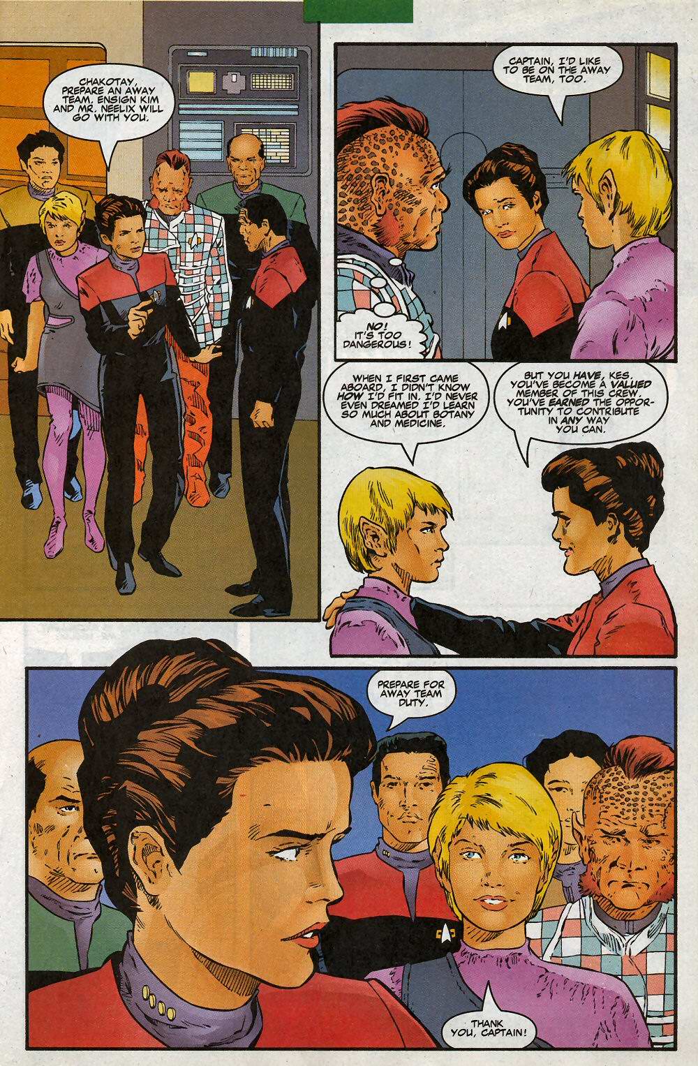 Read online Star Trek: Voyager comic -  Issue #4 - 10