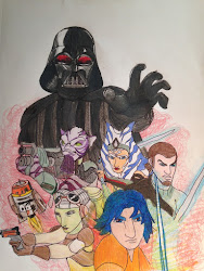 drawing wars star rebels drawn dm writing bottom left right did