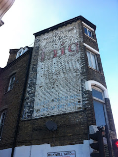 Ghost sign for Haig Whisky, Milkwell Yard, Denmark Hill, London SE5