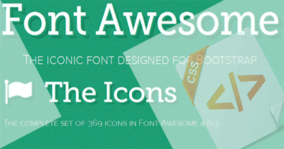 List Icon Font Awesome dan CSS Value Content V4.0.3