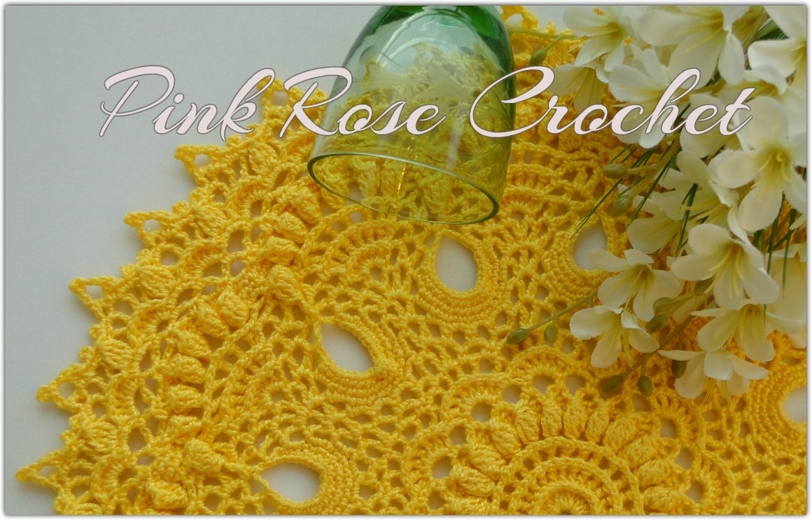 Pink Rose Crochet