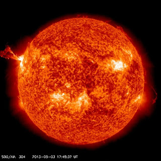 Solar flares, 03 May 2013