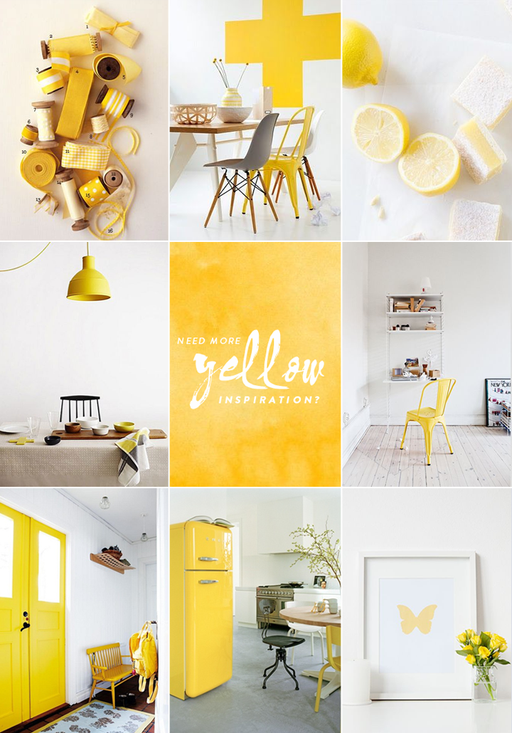 A TOUCH OF YELLOW – 79 ideas