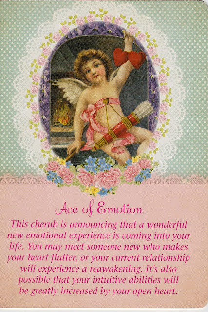 Ace of Emotion Doreen Virtue-Guardian Angel Tarot- Ace of Emotion 