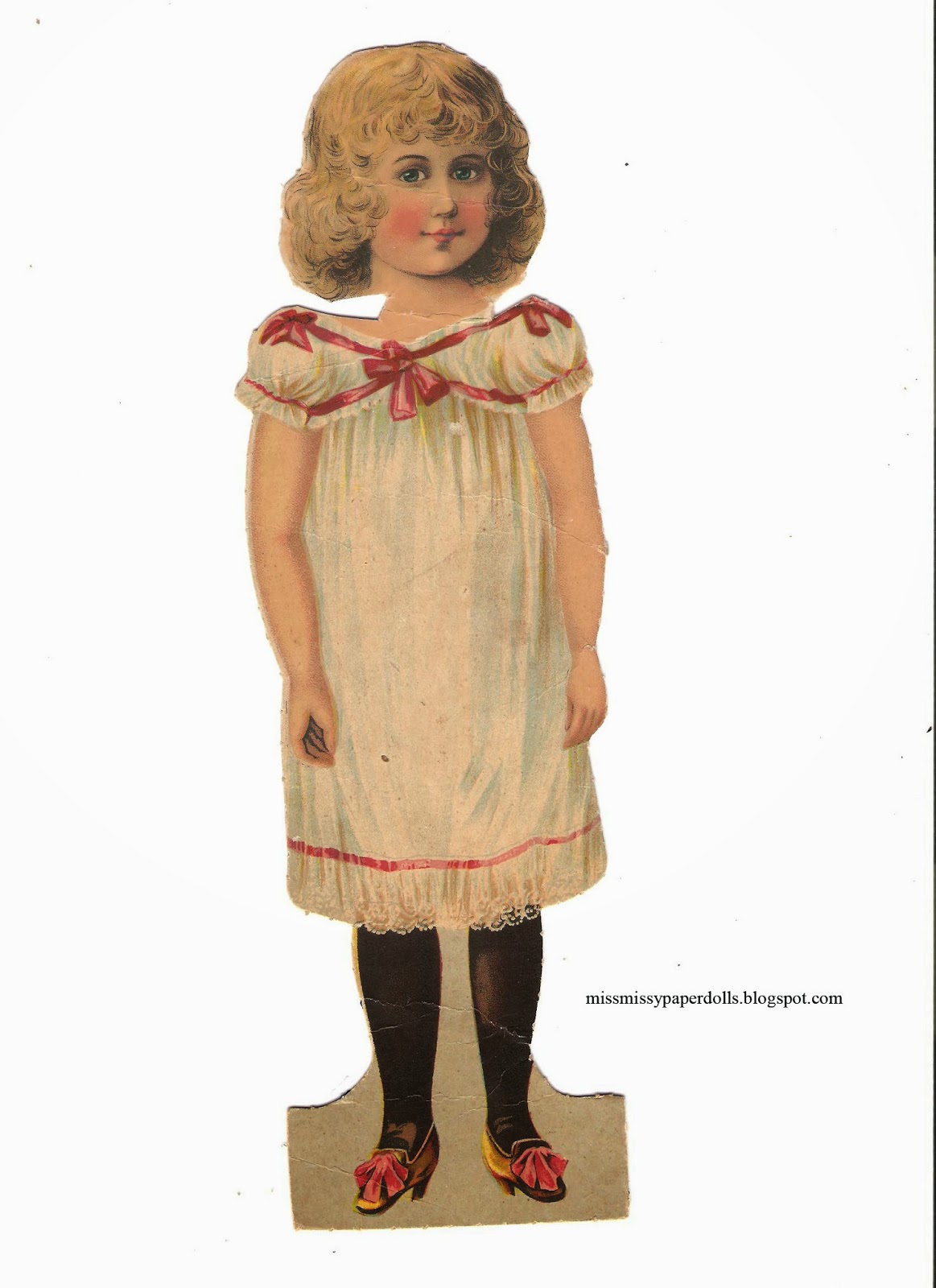 Miss Missy Paper Dolls Nursery Rhyme Party Dolls in Costume