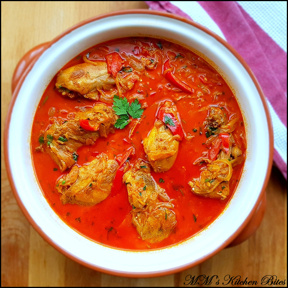 MM's Kitchen Bites Hungarian Chicken Paprikash...colour my life!!