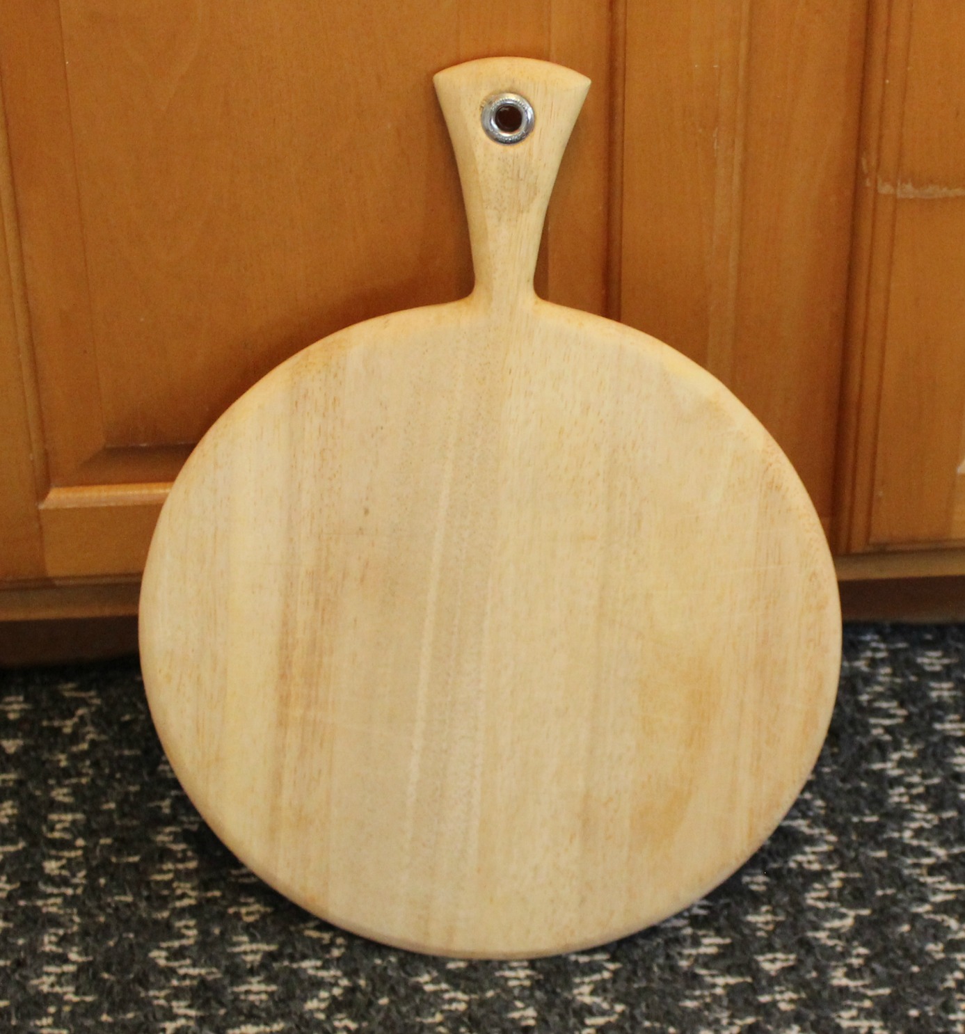 Thrifted Cutting Board & Crate DIY Stenciled Decor Organized Clutter