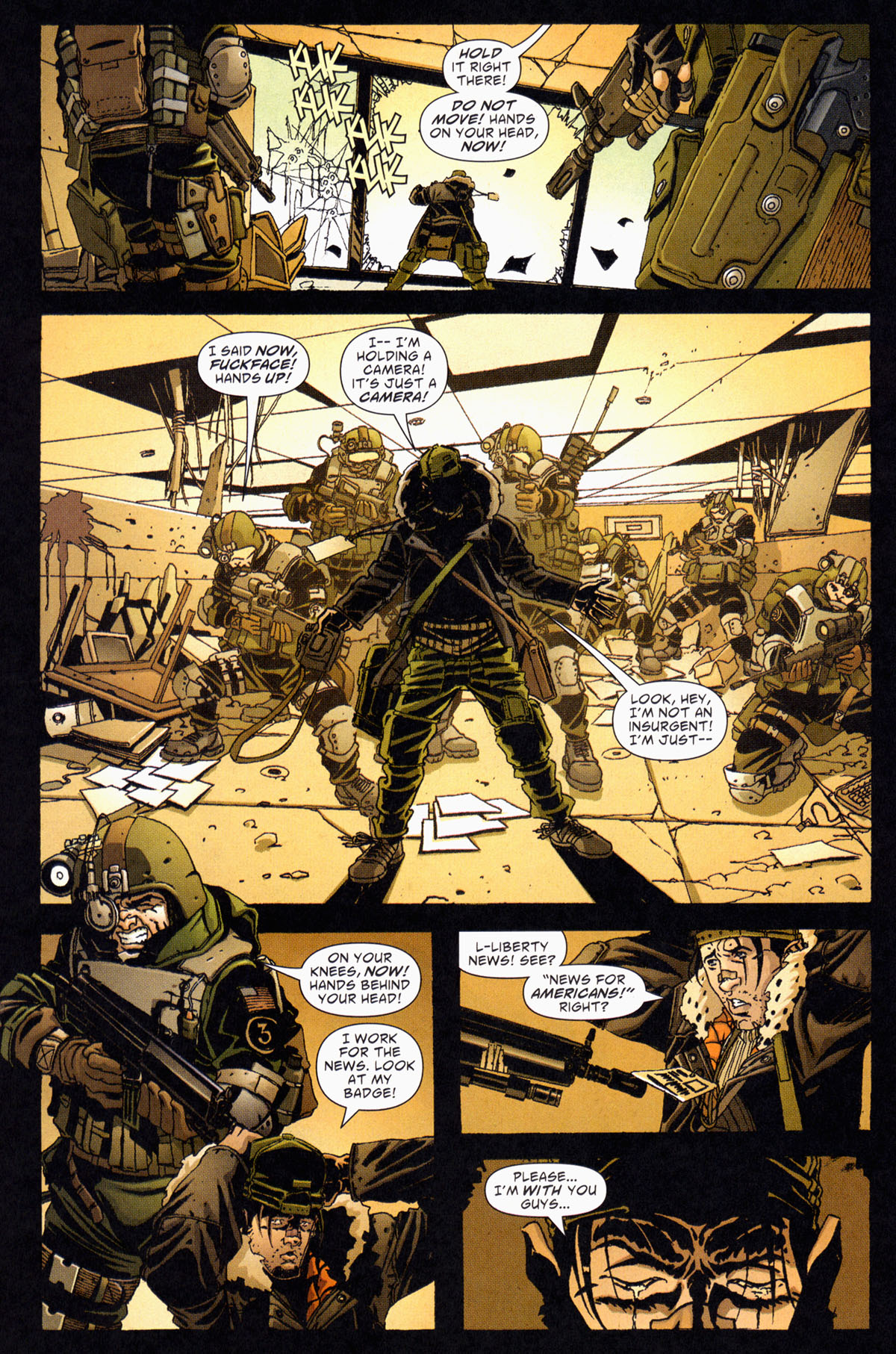 Read online DMZ (2006) comic -  Issue #3 - 5