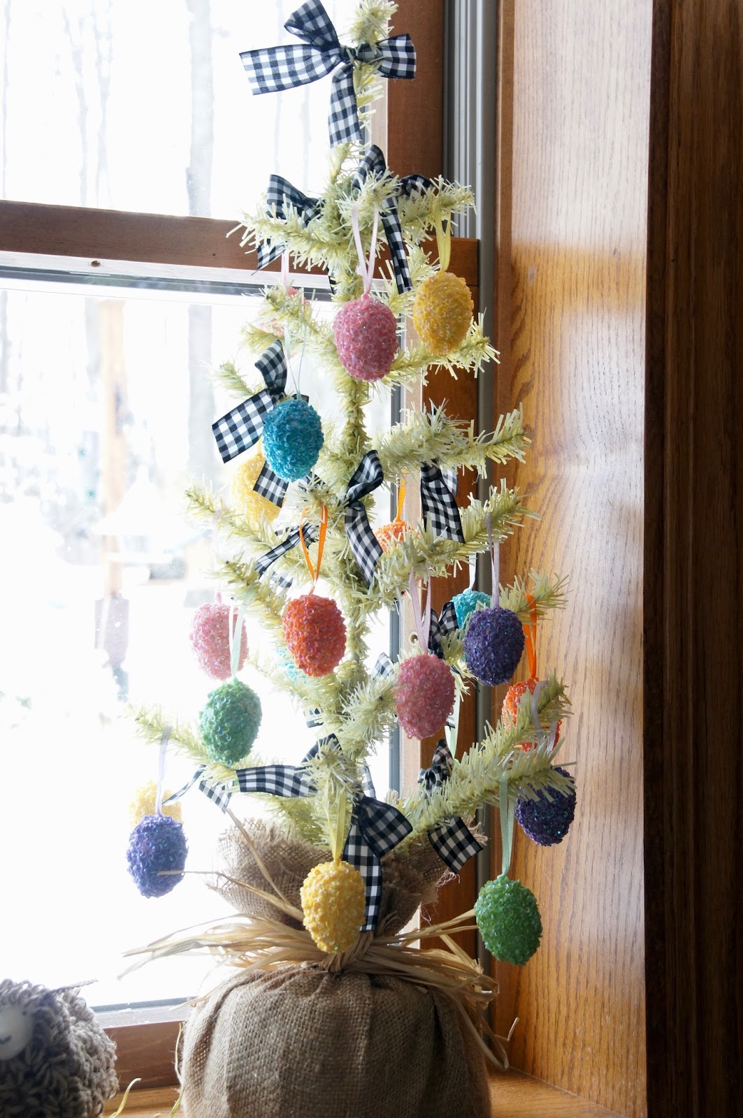 Home And Gardening With Liz Easter Decorating With Gingham