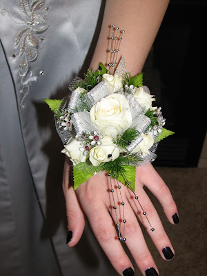 prom yellow corsage