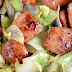 KIELBASA AND CABBAGE SKILLET