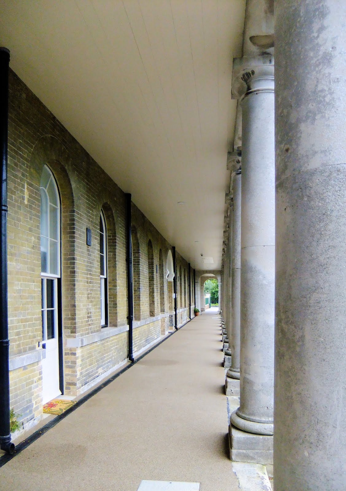 Restored colonnades