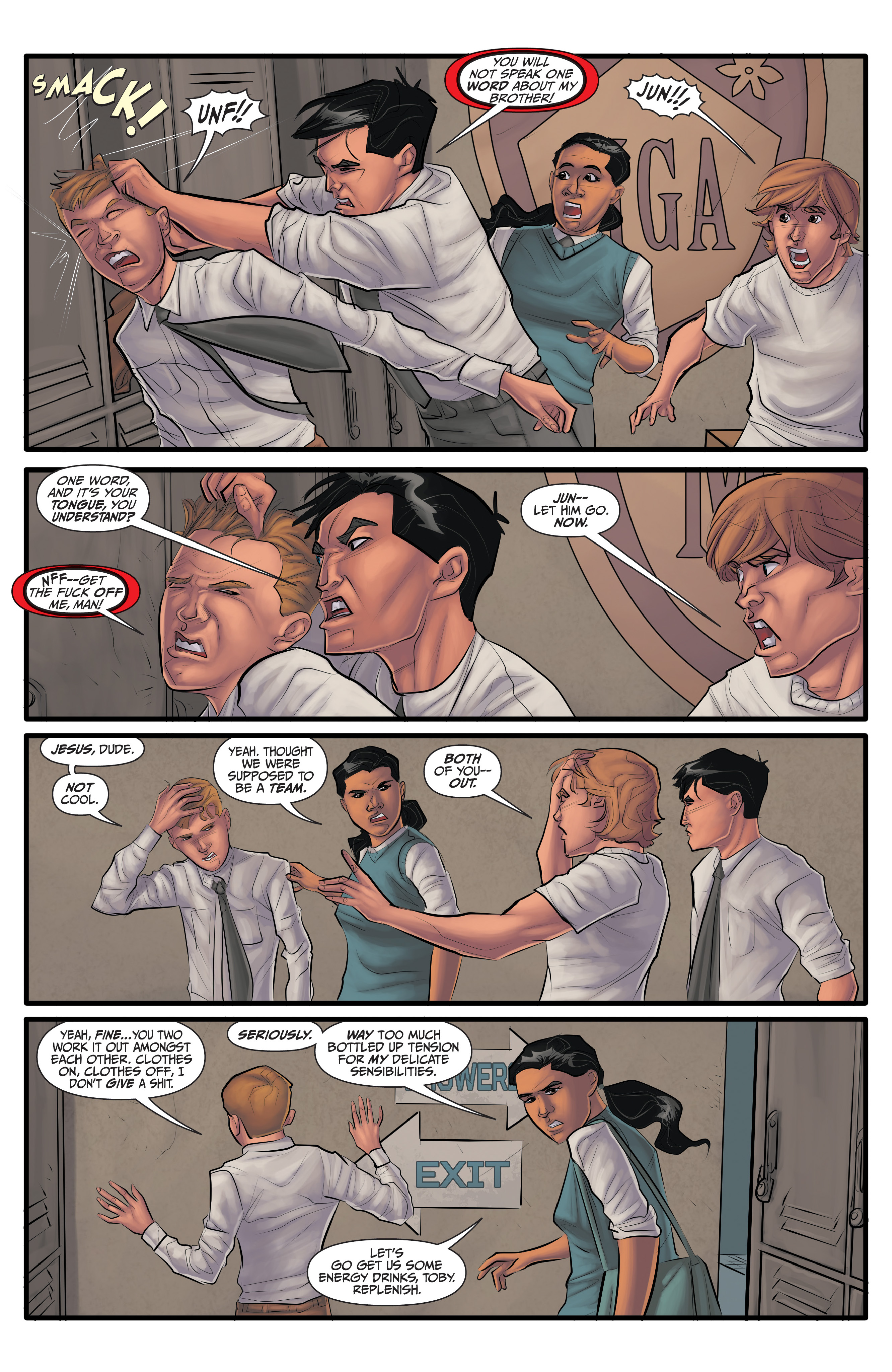 Read online Morning Glories comic -  Issue #45 - 8