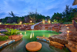 pools luxury pool backyard swimming slides rock custom slide end garden homes park lap stone dream arquitectura visiting thank reading